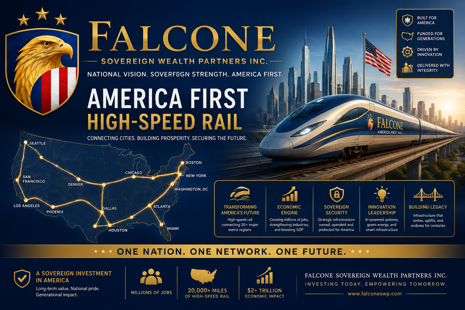 America's High Speed Train - 250 Years Independent Vision Project by FalconeSWP